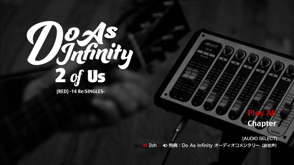 Do As Infinity 大无限乐团 – 2 of Us [RED] -14 Re:SINGLES- (2016) 1080P蓝光原盘 [CD+BD BDISO 18.5G]Blu-ray、日本演唱会、蓝光演唱会2