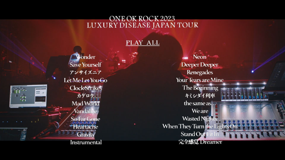 ONE OK ROCK – ONE OK ROCK 2023 LUXURY DISEASE JAPAN TOUR (2023) 1080P蓝光原盘 [BDISO 43.1G]Blu-ray、Blu-ray、推荐演唱会、摇滚演唱会、日本演唱会、蓝光演唱会12