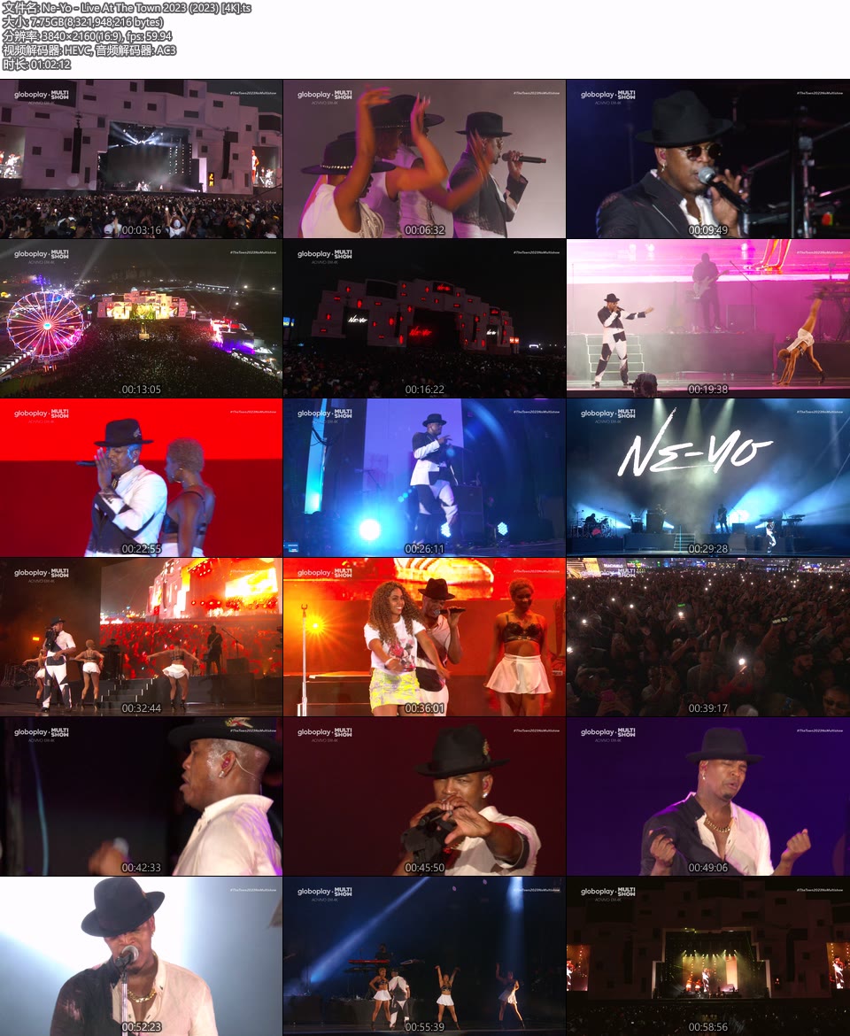 [4K] Ne-Yo – Live At The Town 2023 (2023) 2160P UHDTV [TS 7.7G]HDTV欧美、HDTV演唱会2