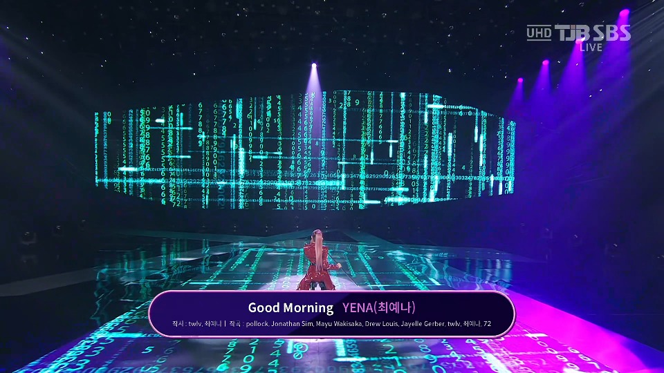 [4K60P] YENA – Good Morning (Inkigayo SBS 20240204) [UHDTV 2160P 1.85G]
