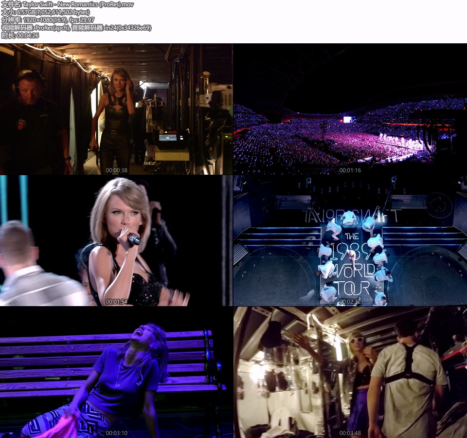 [PR] Taylor Swift – New Romantics (官方MV) [ProRes] [1080P 6.57G]Master、ProRes、欧美MV、高清MV4