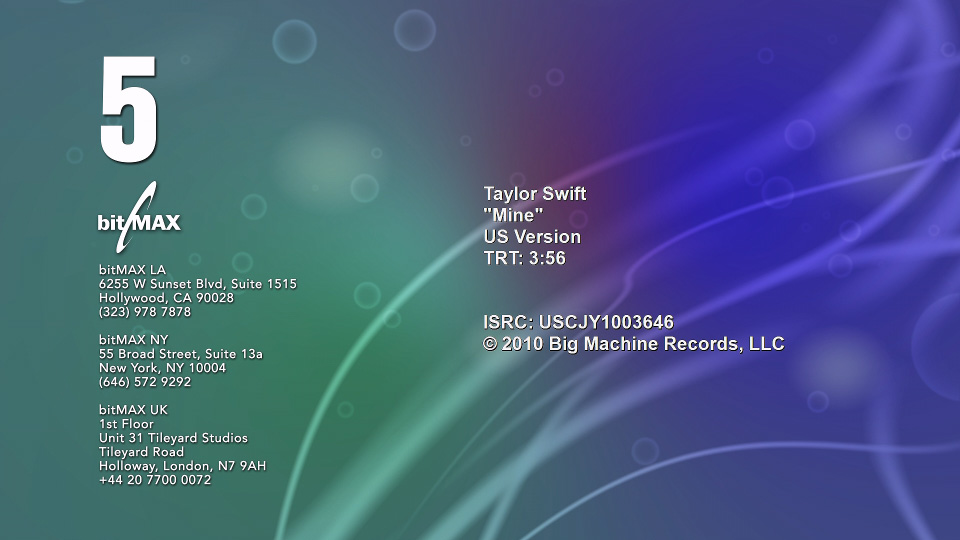 [PR] Taylor Swift – Mine (官方MV) [ProRes] [1080P 5.89G]Master、ProRes、欧美MV、高清MV2