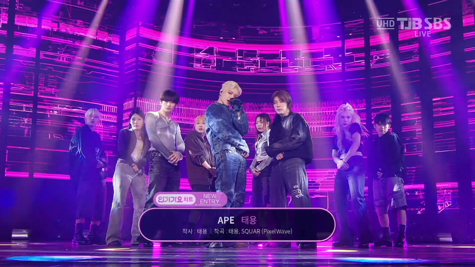 [4K60P] TAEYONG – APE + TAP (Inkigayo SBS 20240303) [UHDTV 2160P 3.56G]