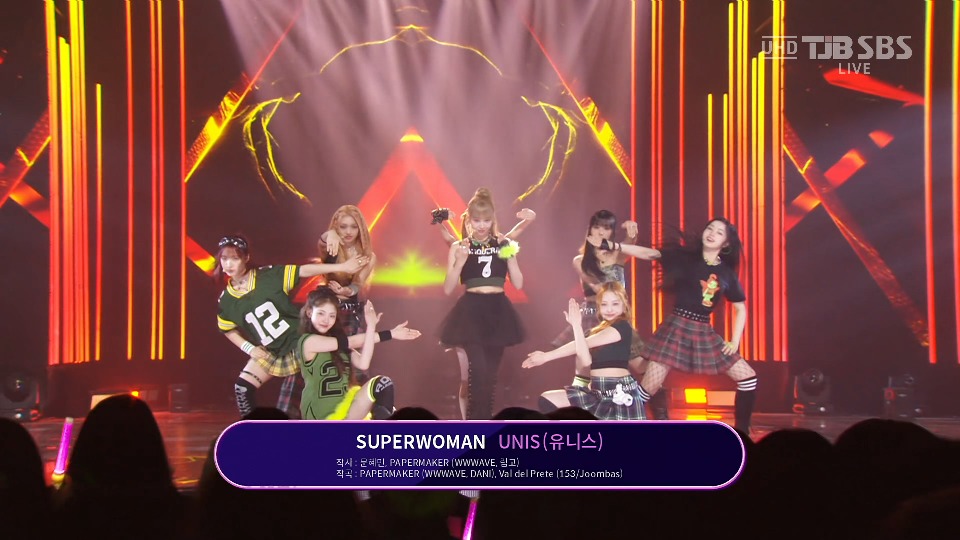 [4K60P] UNIS – SUPERWOMAN (Inkigayo SBS 20240407) [UHDTV 2160P 1.87G]