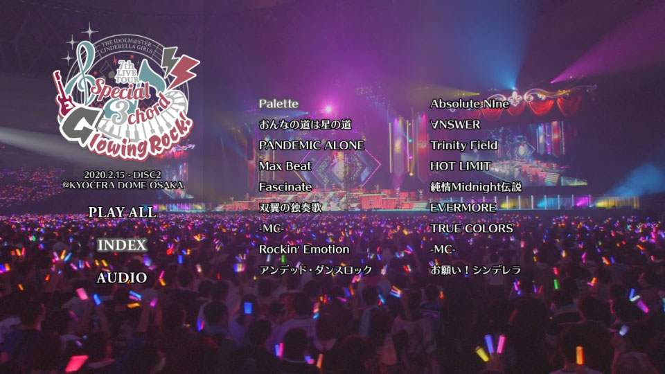 THE IDOLM@STER CINDERELLA GIRLS 7thLIVE TOUR Special 3chord♪ Glowing Rock! @KYOCERA DOME OSAKA (2021) 1080P蓝光原盘 [5BD BDISO 193.1G]Blu-ray、日本演唱会、蓝光演唱会6