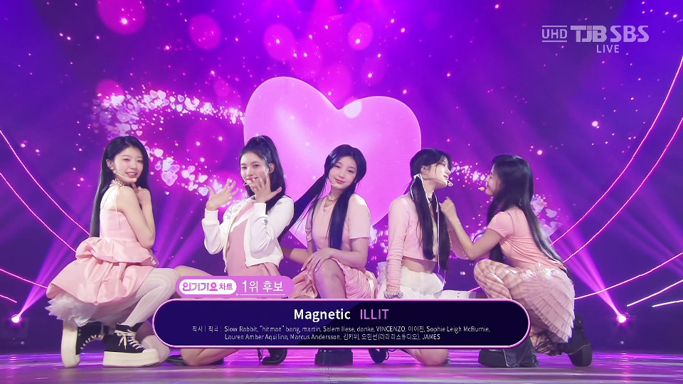 [4K60P] ILLIT – Magnetic (Inkigayo SBS 20240414) [UHDTV 2160P 1.58G]
