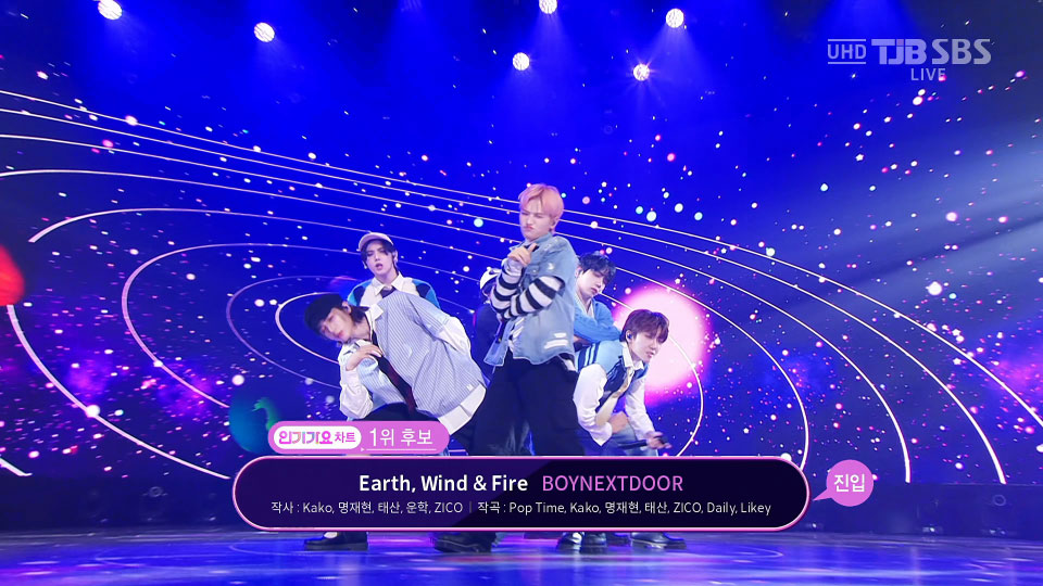 [4K60P] BOYNEXTDOOR – Earth, Wind & Fire (Inkigayo SBS 20240428) [UHDTV 2160P 1.8G]