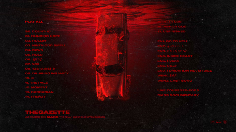the GazettE – LIVE TOUR2022-2023 / MASS THE FINAL LIVE AT