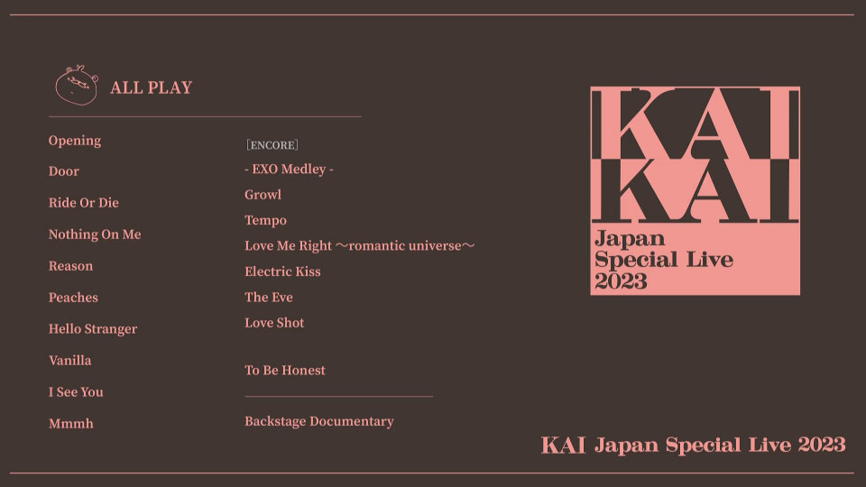 KAI (EXO) – KAI Japan Special Live 2023 (2023) 1080P蓝光原盘
