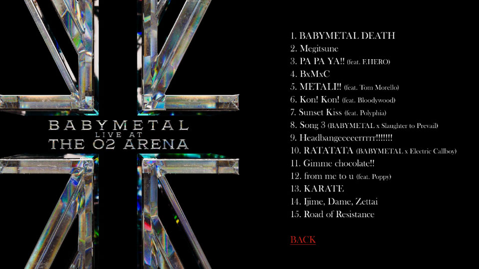 BABYMETAL – LIVE AT THE O2 ARENA [完全生産限定盤] (2025) 1080P蓝光