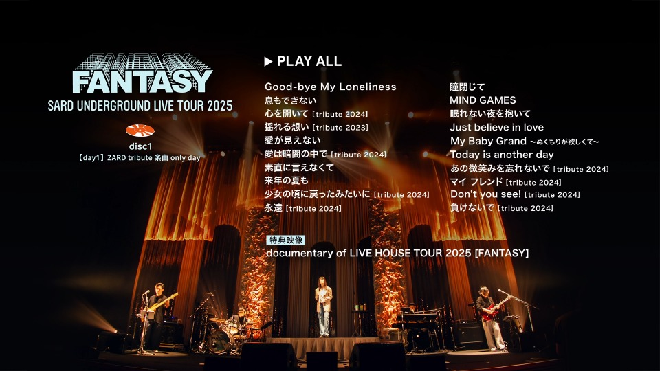 SARD UNDERGROUND LIVE TOUR 2025「FANTASY」(2026) 1080P蓝光原盘[2BD